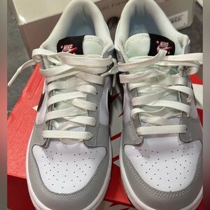 Nike White and Gray Sneakers